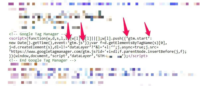 کد تگ منیجر در هنگام کپی پیست تغییر داده شده است