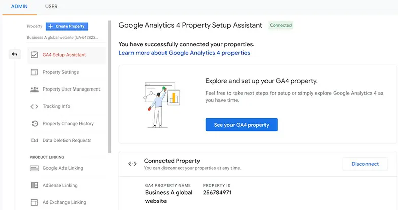 اضافه کردن property در نسخه جدید گوگل آنالیتیکس ورژن 4 (GA4)
