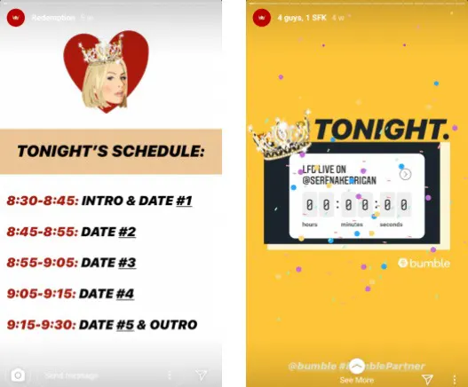 اجازه دهید فالوورهای تان از قبل مطلع شوند