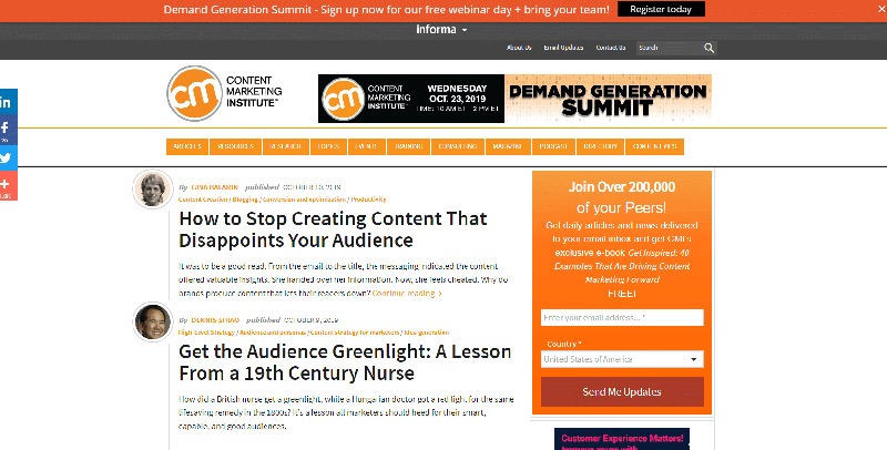 Content Marketing Institute (موسسه بازاریابی محتوا)