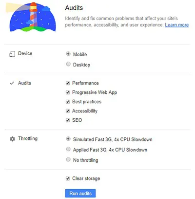 چه ارزیابی هایی توسط Google Lighthouse قابل اجرا هستند؟