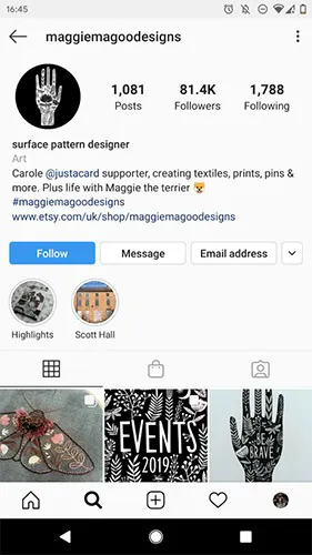استفاده از نام و کلمه کلیدی در بیوی اینستاگرام