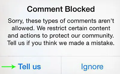 رفع مشکل action blocked در اینستاگرام