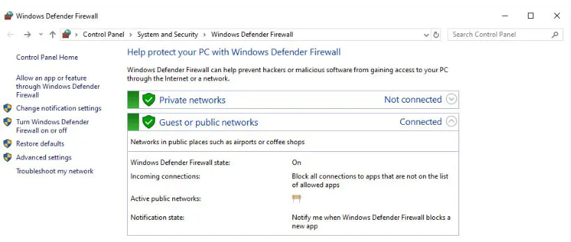 Personal Firewall
