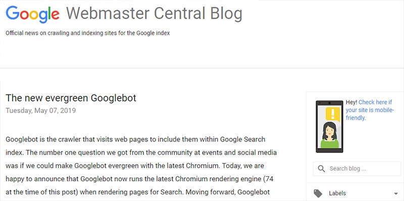 Google Webmaster Central Blog