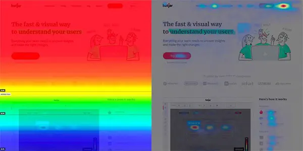 Hotjar شما در ارتفاع صفر قرار ميدهد